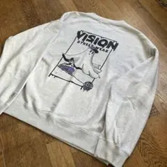 VISION ストリートウェア トレーナー グレー Lサイズ