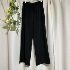 ハニーズブラックイージーパンツ ウエスト紐付き