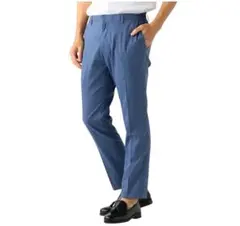 B:MING by BEAMS リネン混 スラックスパンツ　薄手パンツ