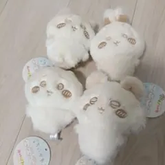 ちいかわ ぬいぱれっと ミルクいろ 4種セット ハチワレ ウサギ モモンガ 他