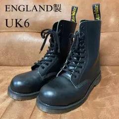 【希少】英国製　ドクターマーチン10ホール ノンステッチ仕様 スチールトゥ