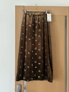 チャオパニックティピー　花刺繍ロングスカートのサムネイル