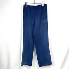 【90s】NIKE トラックパンツ ネイビー サイドライン ジャージ XLのサムネイル