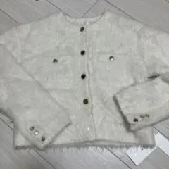 FRAY I.D ノーカラージャケット ホワイト F