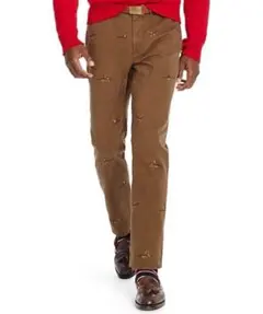 PORO RALPH LAUREN ポロ ラルフローレン　総柄チノパン　ブラウン
