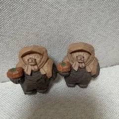 次*！様 たかはたまさお 木彫り風 FIGURE COLLECTION 柿どうぞ