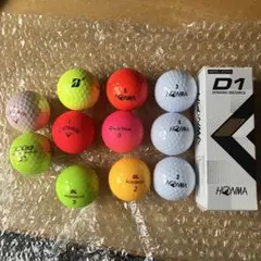 ゴルフボール11個セット HONMA D1他のサムネイル