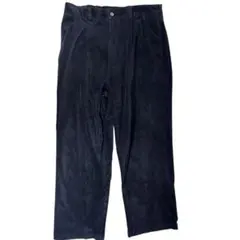 【送料込み】メンズ/ボトムス/パンツ/コーデュロイパンツ/ブラック/古着