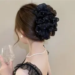 ゴージャス　ヘアクリップ　バンスクリップ　ヘアアクセサリー 髪留め　髪飾り