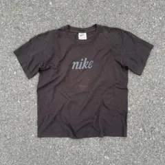 NIKE 90s 00s ロゴ Tシャツ 黒 y2k ノームコア vintage