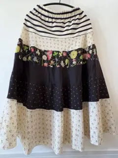 コムデギャルソン　花柄　パッチワーク　スカート 2025年最新】コムデギャルソン スカート パッチワークの人気