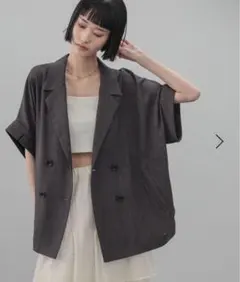 LOWRYSFARM ローリーズファーム 接触冷感 バスケットダブルジャケットのサムネイル