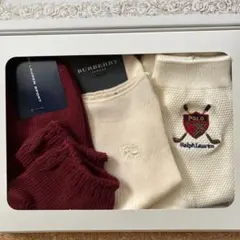 バーバリー ラルフローレン ゴルフ ソックス 3足セット