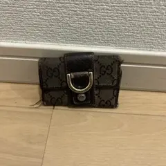 Gucci GGパターン キーケース ブラウン/ブラック