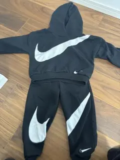 Nike ジャージ　セットアップ黒 フード付き