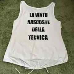 COMME CA DU MODE ノースリーブシャツ　ホワイト　9号