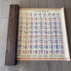 筮竹50cm (木箱付き)六十四卦速見表(キャンバス地 50cm)筮竹台 易経 