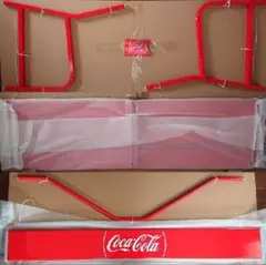 コカコーラ・アルミ製ベンチ(新品未組立)