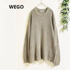 ウィゴー　長袖ニット　セーター　Lサイズ　オーバーサイズ　ゆるダボ　シンプル