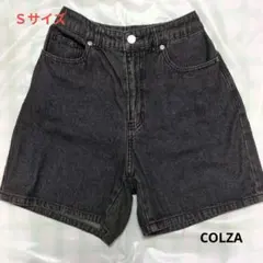 ブラックデニム ショートパンツ Sサイズ