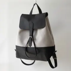 6月21日発送 新品 シャルルエシャルリュス レザー×キャンバス リュックのサムネイル