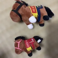 競走馬 ぬいぐるみ スイープトウショウ カンパニー 2体セット - メルカリ