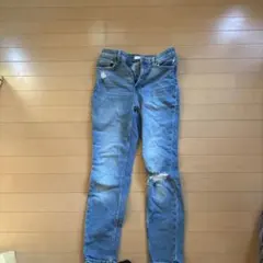 H&M ダメージデニムパンツ EUR 38 / UK 10