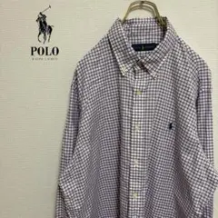 Ａ286 ラルフローレン　RALPHLAUREN メンズ　シャツ　XL E1X3
