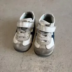 Onitsuka Tiger スニーカー ホワイト/ネイビー 13cm