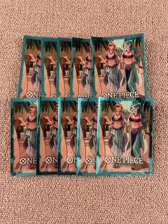 ワンピースカード　スリーブ　公式　ナミ　ビビ