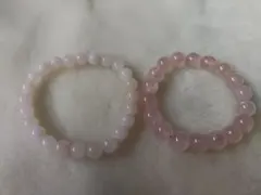 パワーストーンブレスレット【ローズクォーツ２点セット】20260407-09
