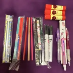 筆記用具 まとめ売り 鉛筆ボールペンのり筆ペンマジックシャーペンなど