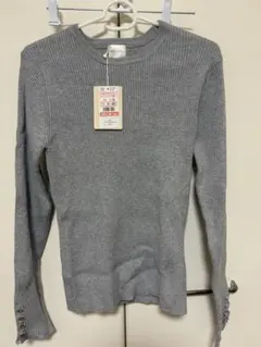 しまむら yumi ボミルダン プルオーバー グレー L