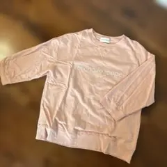 human womanロゴ八分袖丈トップス