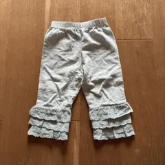 しまむら　soft cheese レースパンツ 90サイズ ライトグリーン