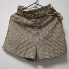 ロージーモンスターチェック柄 ショートパンツ Sサイズ - メルカリ