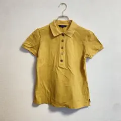 《BURBERRY》マスタード色 ポロシャツ 【M】のサムネイル
