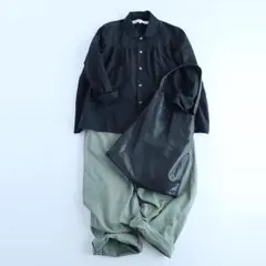 ARTS&SCIENCE レディースコットンパンツ カーキオリーブ 1