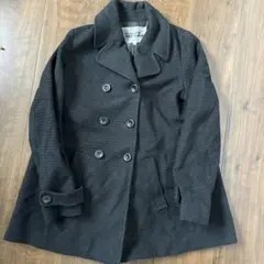 NICE CLAUP ダブルブレストピーコート サイズ0 ブラックのサムネイル
