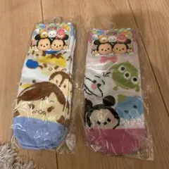 ツムツムキャラクター ソックス 2足セット