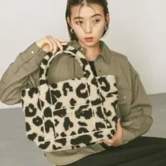 BAYFLOW レオパード ボアトート