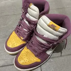 Nike Air Jordan 1 パープルイエロー ハイカット