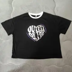 キッズ　Tシャツ　160cm　ブラック