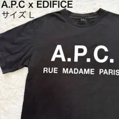 A.P.C. EDIFICE 聯名款 T恤 Oversize L 黑色