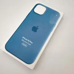 【新品】Apple純正 iPhone 15 Plus シリコンケース ブルー