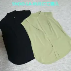 シューラルー☆DRESS　KIP 【接触冷感/UV】お袖タックブラウス2枚セットのサムネイル
