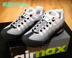 新品 NIKE エアマックス95 黒ピンク 27.5cm相当