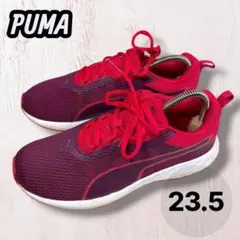 PUMA プーマ スニーカー 23.5 ピンク ボルドー 189574のサムネイル