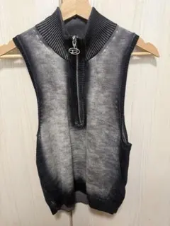 DIESEL ニットベスト ハーフジップのサムネイル