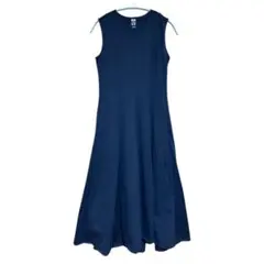 UNIQLO × Theory ネイビー ノースリーブワンピース M